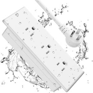 lot 22074 image: Conference Recessed Power Strip Socket Waterproof,Conference Table Splash Resistant Furniture Recessed Power Strip,Flush Mount with 3 Outlets,6ft Extension Cord,Flat Plug - Retail $19