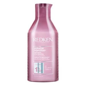 lot 29870 image: Redken Volume Injection Shampoo  Lightweight Volume Shampoo For Fine Hair  Adds Volume, Lift, and Body to Flat Hair  Soft, Shiny Finish  Paraben Free - Retail $29