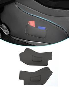 lot 31622 image: Center Console Side Anti-Kick Mats,Model Y Juniper Dust Resistant Protector Cover Leather Fabric Anti Kick Pad Compatible with Tesla Model Y Juniper 2025 2026 - Retail $27