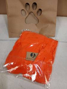 lot 31658 image: Orange Dog Jacket with ZOOLZ Brand Label - Retail $15