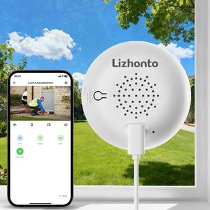 lot 45003 image: Lizhonto 4MP 2.5K Window Camera, 2.4GHz WiFi Indoor Camera for Home Security with Color Night Vision, Person & Motion Detection, 247 Recording, SD CardCloud Storage, Easy to Install - Retail $25