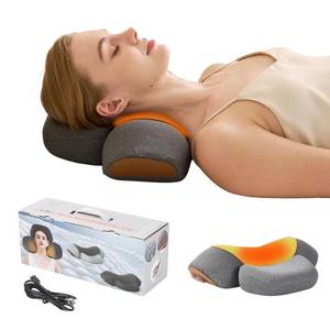 lot 45020 image: Huieo 3 in 1 Heated Neck Massage Pillows with Heat for Pain Relief Deep Tissue, Rechargeable Cervical Neck Hump Corrector, Wireless Pillow Supports (with Washable Cover)