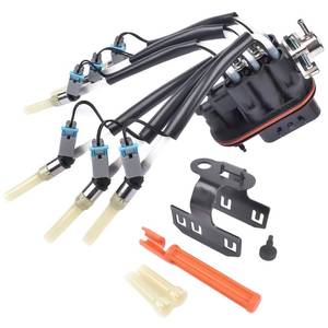 lot 45050 image: NEWZQ Central Fuel Spider Injector wBracket 4.3L V6 Compatible with Chevy Astro Blazer C1500 Express 15002500 Silverado 1500 1996-2002 12568332 FJ10565 19210688 - Retail $89