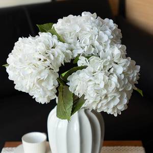lot 45077 image: DUYONE 3PCS 22 inch Lifelike Artificial Hydrangea Large Flowers Artificial Flowers Dry Flowers Outdoor Wedding Christmas Office Family Party Living Room Table Decoration (White) - Retail $24