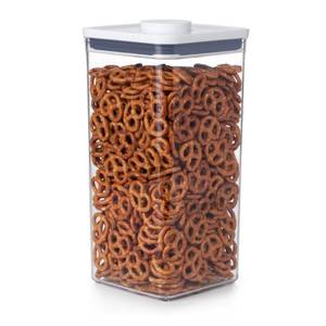 lot 45096 image: OXO Good Grips POP Container - Airtight Food Storage - Big Square Tall 6.0 Qt Ideal for bulk snacks and cereal no lid - Retail $23