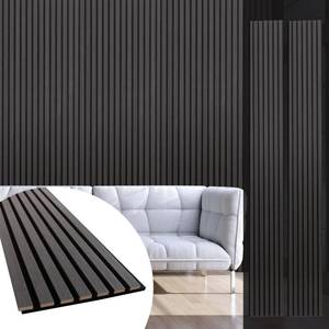 lot 45109 image: Yuzzy Wood Panels for Wall, Wood Slat Acoustic Panels, Sound Absorbing Wall Panels for Interior Wall Decor, Samples Pack - Retail $19