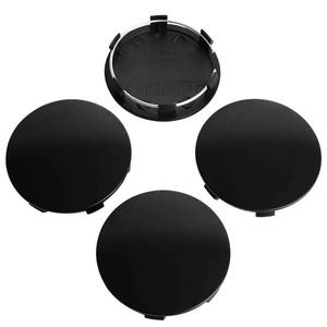 lot 45116 image: KitsPro 3.25Inch 83MM Wheel Center Caps, Pack of 4 (Matte Black, Outer 83MM, Inner 75MM) - Retail $27