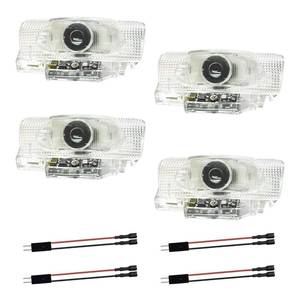 lot 45121 image: Lzmytsdklo 4Pcs Car Door LED Projector, Puddle Lights Door Light Welcome Lights Car Door Light Compatible with LSESisLXRXGSGXRCUX Accessorie - Retail $20