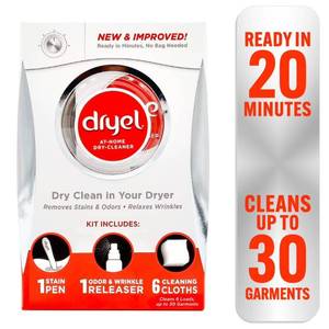 lot 22138 image: Dryel At-Home Dry Cleaning Starter Kit , Breeze Clean Scent 1 kit - Retail $20