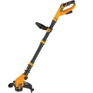 lot 22153 image: 3 in 1 Cordless Weed Trimmer Compatible with Dewalt 20V Max Battery (No Battery), 12 Auto Feed Cordless String Trimmer & Weed Eater, Lightweight Electric Weed Wacker & Edger for Lawn, Garden, Yard
