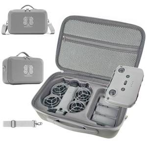 lot 22169 image: Hard Carrying Case for DJI Neo Motion Fly More Combo Drone Accessories, Waterproof Portable Travel Shoulder Storage Bag for Neo Goggles N33, RC Motion 3 Controller, Battery Charger Hub