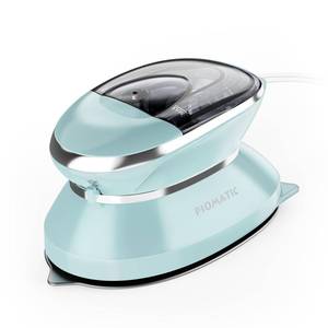 lot 22757 image: PIOMATIC Travel Iron Mini with Steam for Clothes with Dual Voltage, Portable Mini Ironing Machine with Non-Stick Soleplate, Small Iron for Sewing, Quilting and Handcraft - Retail $20