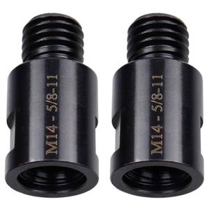 lot 29908 image: Wolfride M14 to 58-11 Angle Grinder Attachment Adapter M14 female to 58-11 male adapter (2 Pcs) - Retail $10