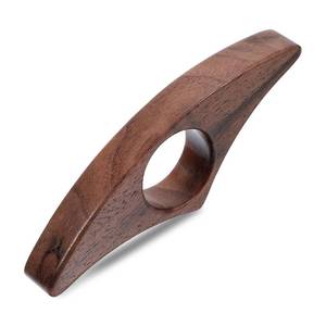 lot 29916 image: Nogeqi Thumb Book Page Holder, Walnut Book Opener Holder Smooth Finish Wood Reading Gifts Accessories for Reading Lovers (Medium, Brown) - Retail $6
