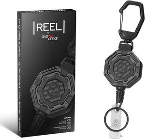lot 29920 image: The Ultimate Retractable ID & Keychain Carabiner Big Clip, 32 Steel Cord, Unbeatable Durability - Perfect for Office, School, Hospital, Construction, Recreation, 8oz, 1 Pack - Retail $11