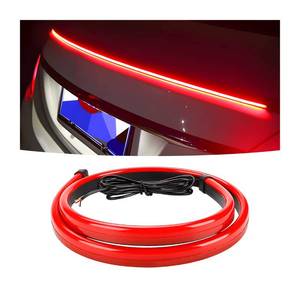 lot 29933 image: HIPOPY Car LED Brake LED Strip Light, 35inch 144LED DC12V High Mount Stop Brake Light Bar, Rear Window Warning Signal Light for Vehicles Trucks Cars - Retail $13