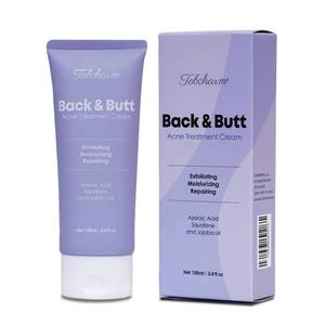 lot 29941 image: Butt Acne Clearing Treatment, Maximum Strength Body Cream for Back, Buttocks, Thigh & Chest Acne Removal, Skin Clearing Lotion for Men & Women, Foaming Cleanser for Bacne & Cystic Acne - Retail $15