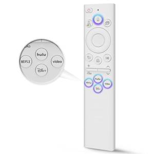 lot 29954 image: Replacement for Samsung TV Remote, for All 2018-2024 Samsung Remote Control for Smart TV with Voice Control. No Solarcell. 2-Year Warranty. - Retail $19