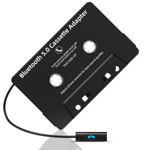 lot 31697 image: Mersoco Car Bluetooth Cassette Reciver, Tape Player BT 5.0 Cassette Aux Adapter with Hands-Free - Retail $14