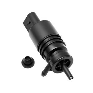lot 31698 image: Ywdiml Car Windshield Washer Pump with Grommet, Vehicle Windshield Wiper Fluid Pump Replaces 1J5955651 67128377612, Windscreen Glass Cleaning Accessories, Compatible with S3 X3 318i - Retail $6