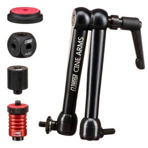 lot 31701 image: NOGA HS9000 Set with Monitor Arm Camera Accessories - Magic Arm Camera Rig for Cine, Digital, DVD Cameras - Heavy Duty Construction Flexible Arm with Quick Release Adapter - Retail $180
