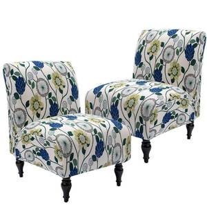 lot 22188 image: Iauddy Armless Accent Slipper Chair Cover Slipcover,Stretch Spandex Removable Fabric Non-Slip Silp Cover for Accent Chair Without arms Furniture Protector for Living Dining Room - Retail $34