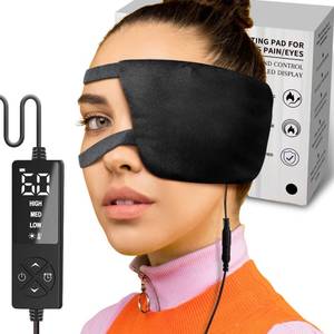 lot 22212 image: sticro Moist Heat Stye Eye Compress Heating Pad for Single Stye Eye Treatment, Electric Heated Eye Mask for Dry Eyes Relief, Blepharitis-Treatment and Other Eye Irritation - Retail $30