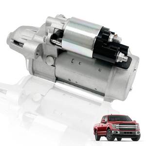 lot 22217 image: 438000-3950 Starter Motor Compatible with 2018 2019 2020 Ford F-150 5.0L V8, Replace # JL3T-11000-AB, JL3Z 11002-A, JL3Z-11002-A, SR8504X, 0-986-UR1-904, TN438000-3950, 34031, S34031, SA-1084 - Retail $80