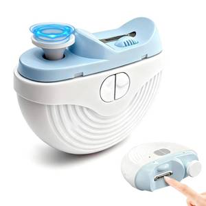 lot 30006 image: Valentines Day Gifts for Him & Her - Electric Nail Clipper, 3 Speeds Automatic Nail Clipper with 2-in-1 Grinding Heads, LED Light, Electric Nail Trimmer for Adults,Seniors and Kids (Blue)