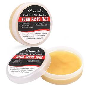 lot 30041 image: 2 Jar Solder Flux, Flux for Soldering, Rosin Soldering Flux Paste for Lead-Free Electronics Soldering and Soldering DIY (1.2oz35g in a Jar) - Retail $6