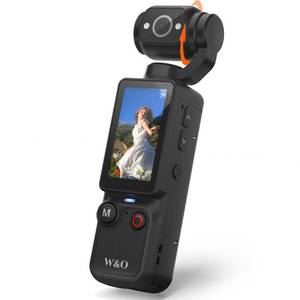 lot 31757 image: W & O Vlogging Camera with 180° Rotating Lens, Pocket Body Camera with Audio & Video Recording,7-Hour Battery, Handheld POV Cameras with 32GB Card, Easy One-Button Recording for Travel,Daily Life - Retail $31