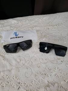 lot 14 image: PALESHY Black Sports Sunglasses Set