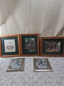 lot 40 image: Framed Floral and Garden Scene Artwork Collection