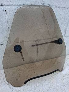 lot 115 image: Motorcycle Windshield with Support Brackets