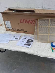 lot 127 image: Lennox Mini-Split Heat Pump Wall-Mounted Indoor Unit