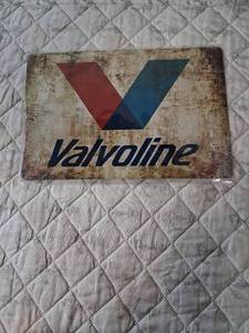 lot 132 image: Valvoline Oil Company Metal Sign