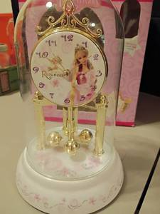 lot 1045 image: Barbie Rapunzel Anniversary Clock