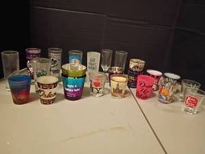 lot 1120 image: Various Shot Glasses