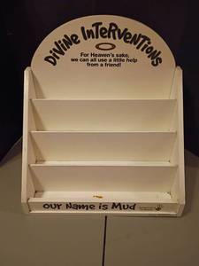 lot 1121 image: Divine Interventions Wooden Display Rack