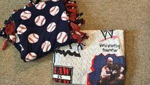 lot 1216 image: Two Throw Blankets