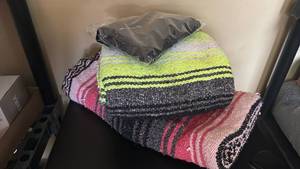 lot 1220 image: Mexican Serape Blankets Colorful Woven Collection