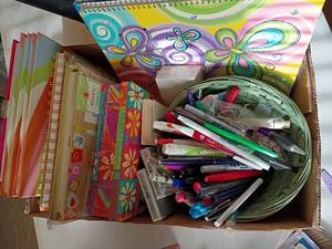 lot 1256 image: Miscellaneous Office Items.  Paper, Pens, Pencils and More