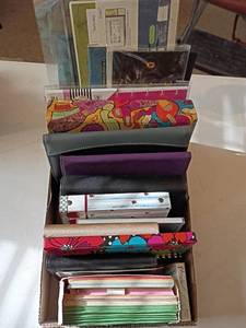 lot 1257 image: Miscellaneous Office Items. Envelopes, Happy Planner, Photo Albums, Harry Potter Pop Out Magnet Sheet and More