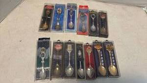 lot 1302 image: Collectors Spoons
