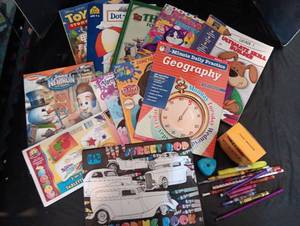 lot 2053 image: Activity books and more