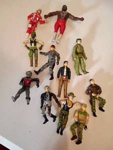 lot 2219 image: Army Men and Mr. T Figures