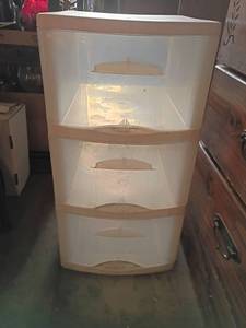 lot 2324 image: 3 Drawer Storage Bins
