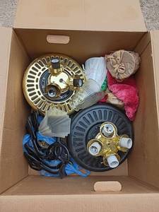 lot 2409 image: 2 Ceiling Fans with all parts