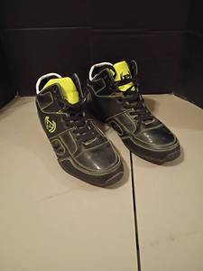 lot 1062 image: Mens Sized 13 Phat Farm Athletic Shoes.  Black and Green Color
