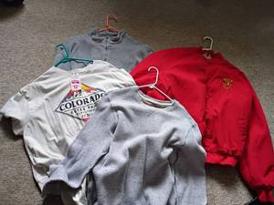 lot 1078 image: Mens Sweater, Fireman Jacket and More.  XL to 3XL